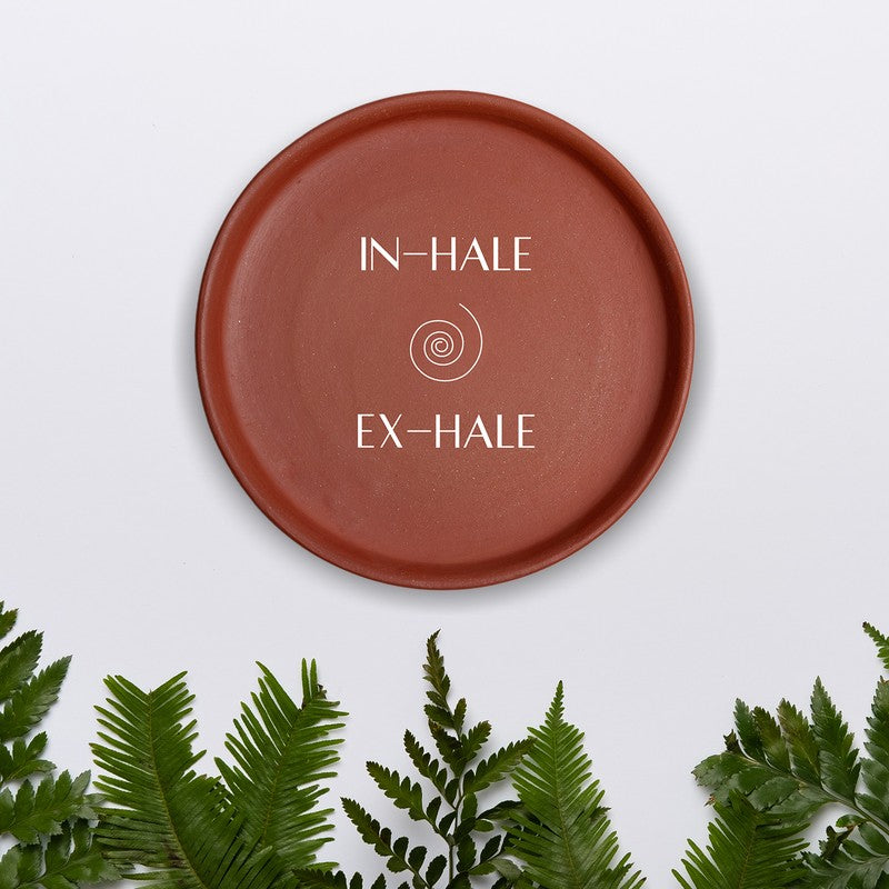 Breathe Terracotta Wall Plate