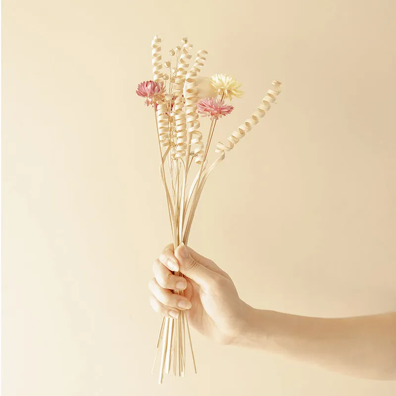 Sage & Sand Porcelain Vase With Dried Flower media 4
