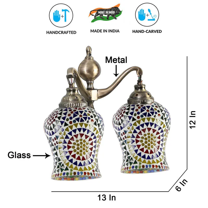 Elysian Metal Mosaic Wall Lamp media 7