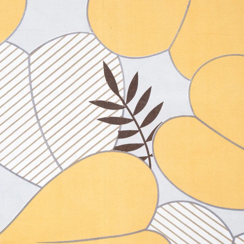 Leafettes Diwan Set (Yellow) - Six Piece Set media 5