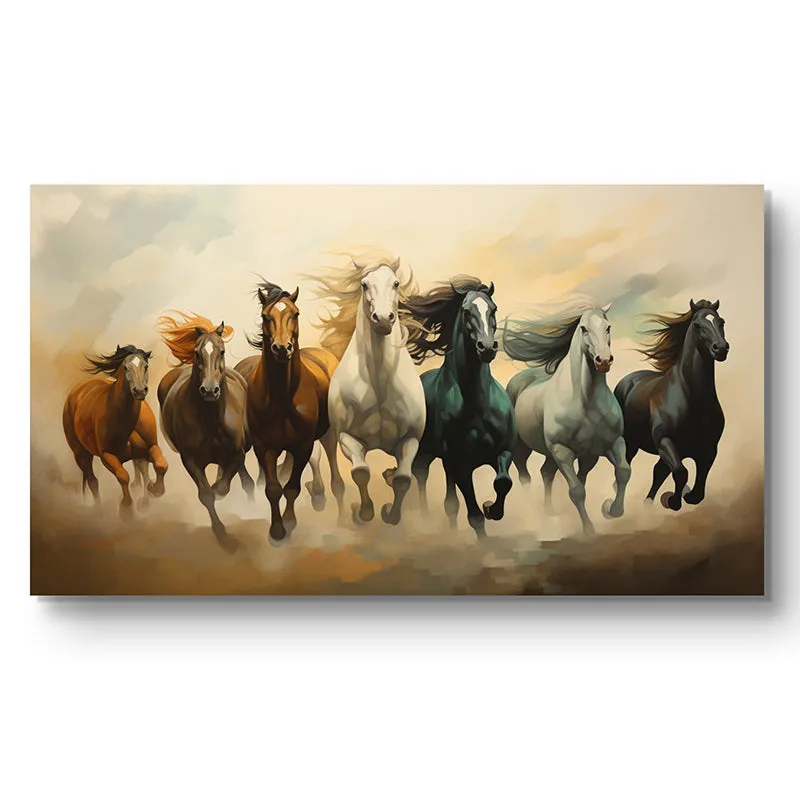 Palominos Canvas Wall Painting media 3