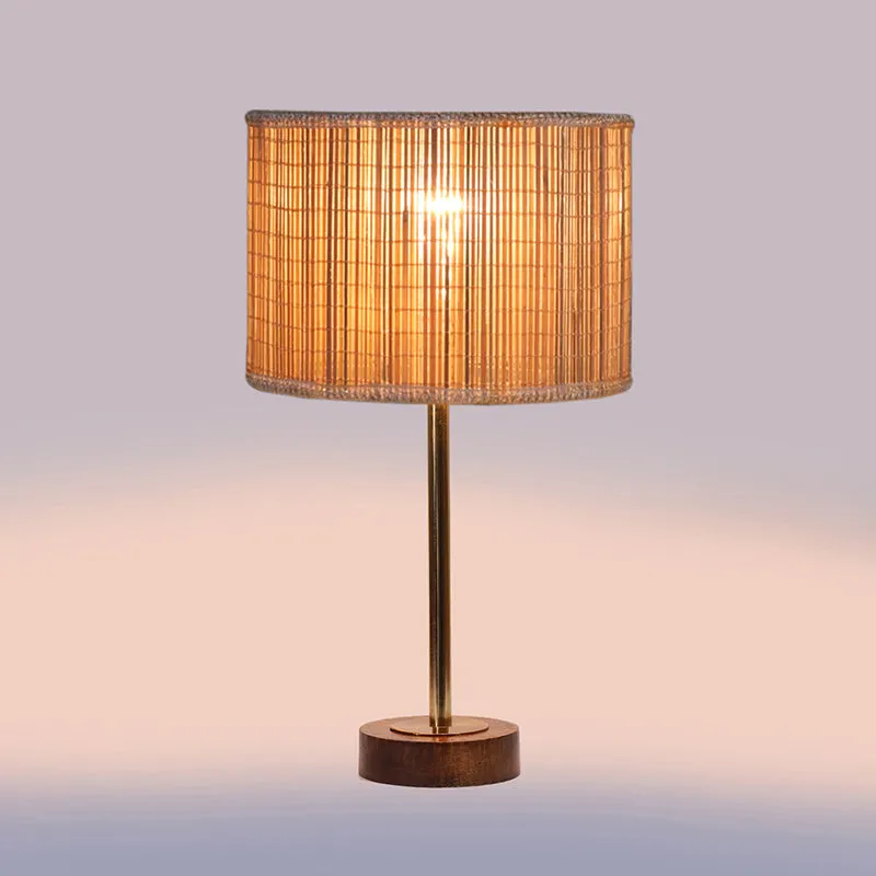 Bambou Rodin Wooden Table Lamp - Beige,Gold,Brown media 5