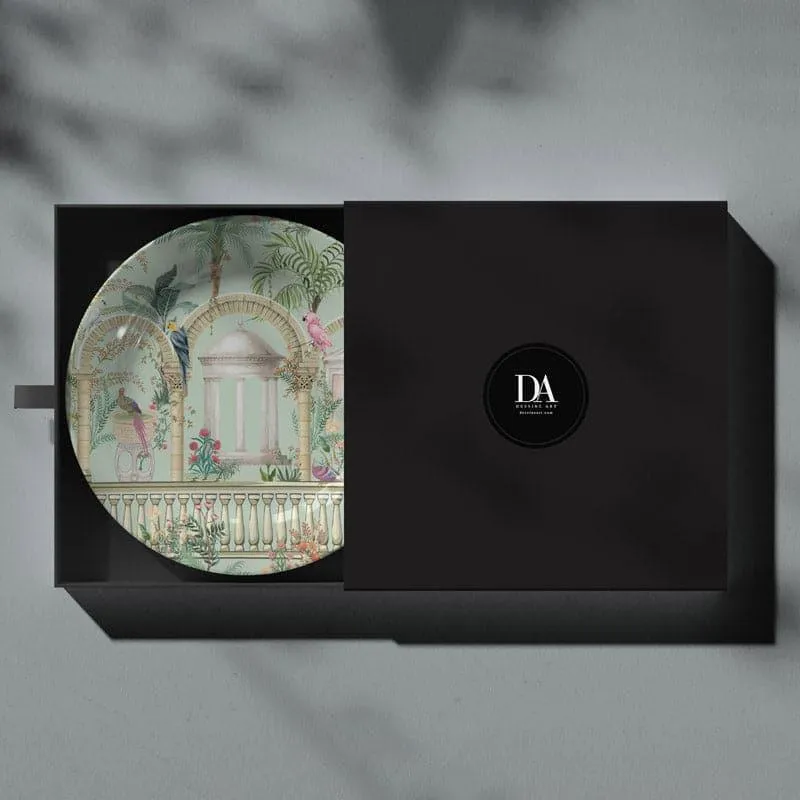 Greek Inspired Mughal Garden Wall Plate media 3