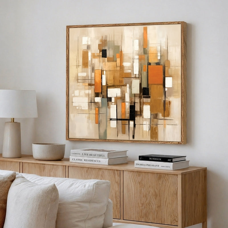 Form Fusion Canvas Wall Art With Frame media 4