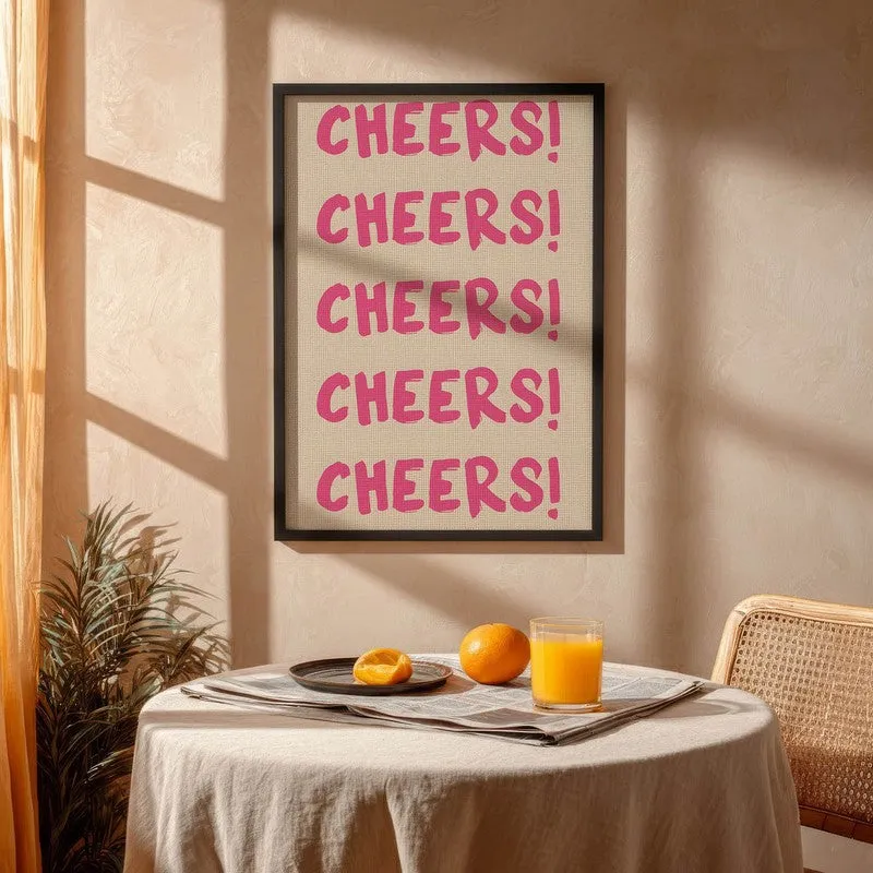 CheersLoop Archival Canvas Wall Art - Black media 4