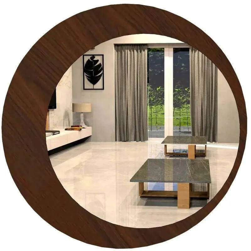 Timber Crescent Wall Mirror media 5