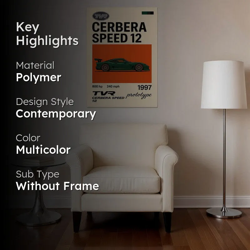 Cerbera Speed Legend Wall Poster media 2