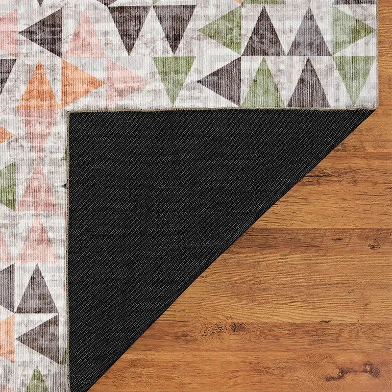 Isaac Geometric Carpet - Orange & Pink media 6