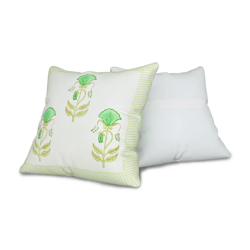 Champa Chandhan Jaipuri Block Print Cushion Cover - Set Of Two media 4