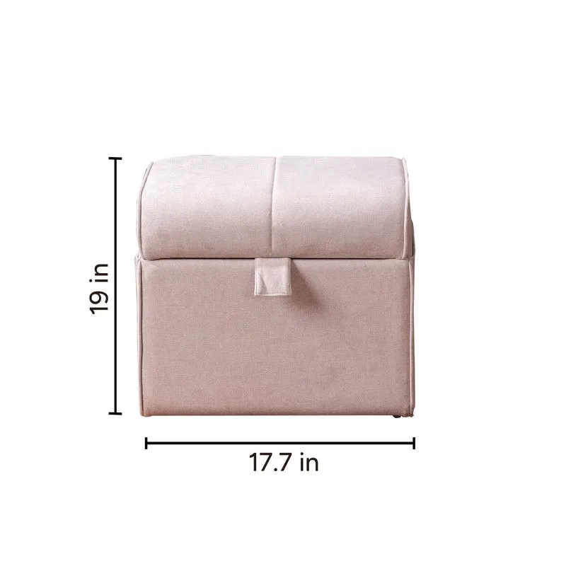 Dotty Polyster Ottomans (Beige) - Set Of Two media 10
