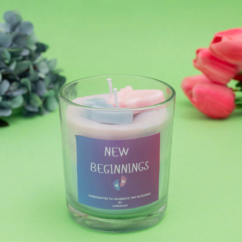 New Beginnings Scented Candle - Neem, Basil media 2