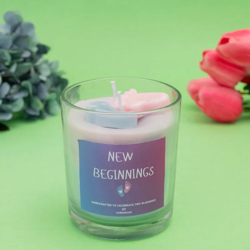New Beginnings Scented Candle - Neem, Basil media 2