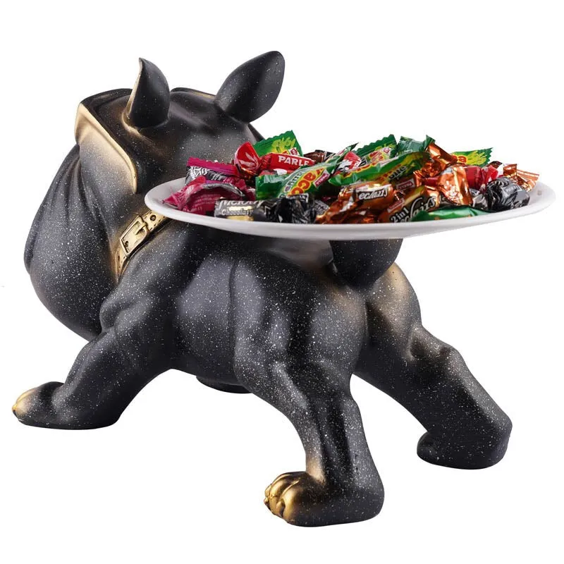 The Posh Pup Painted Polyresin Show Piece - Black media 5