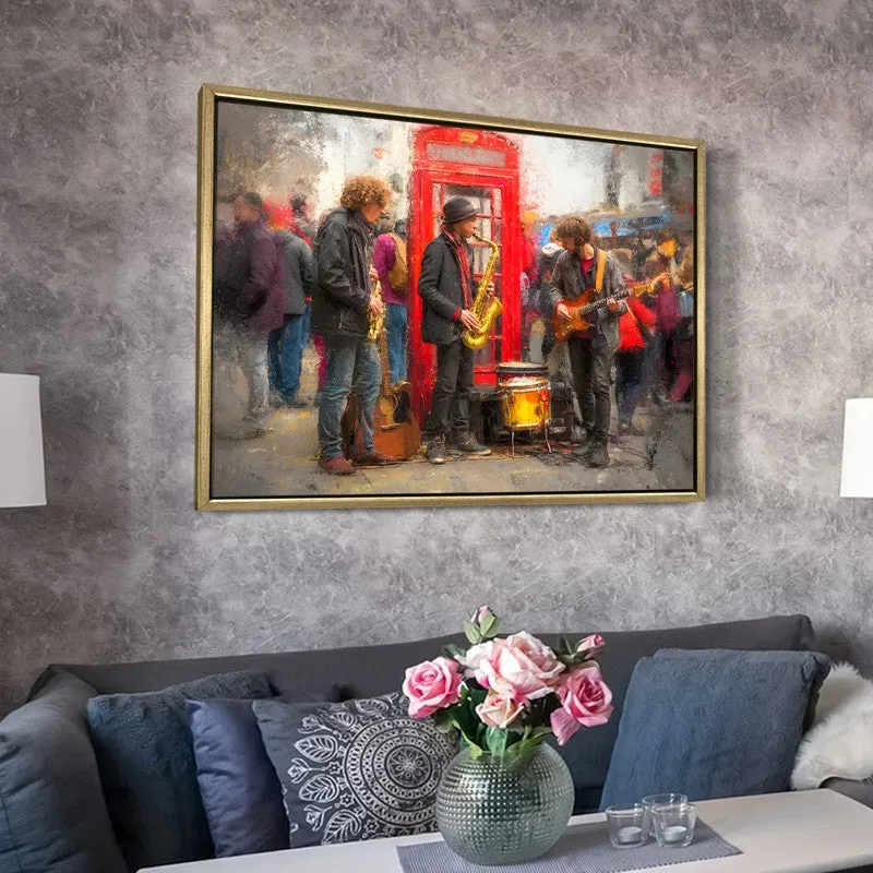 City Beat Canvas Wall Painting With Frame media 6