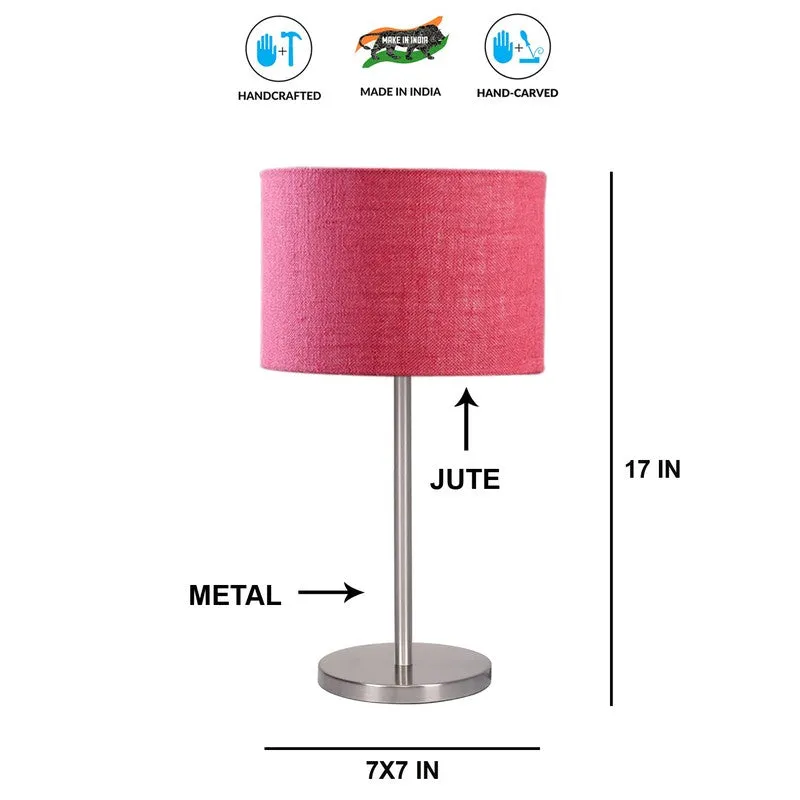 Noctra Muse Glow Metal Table Lamp - Pink media 8