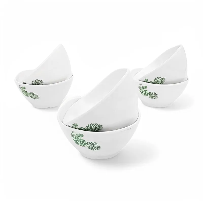 Swiss Leave Melamine Snack Bowls (240 mL Each) - Set of Six media 8