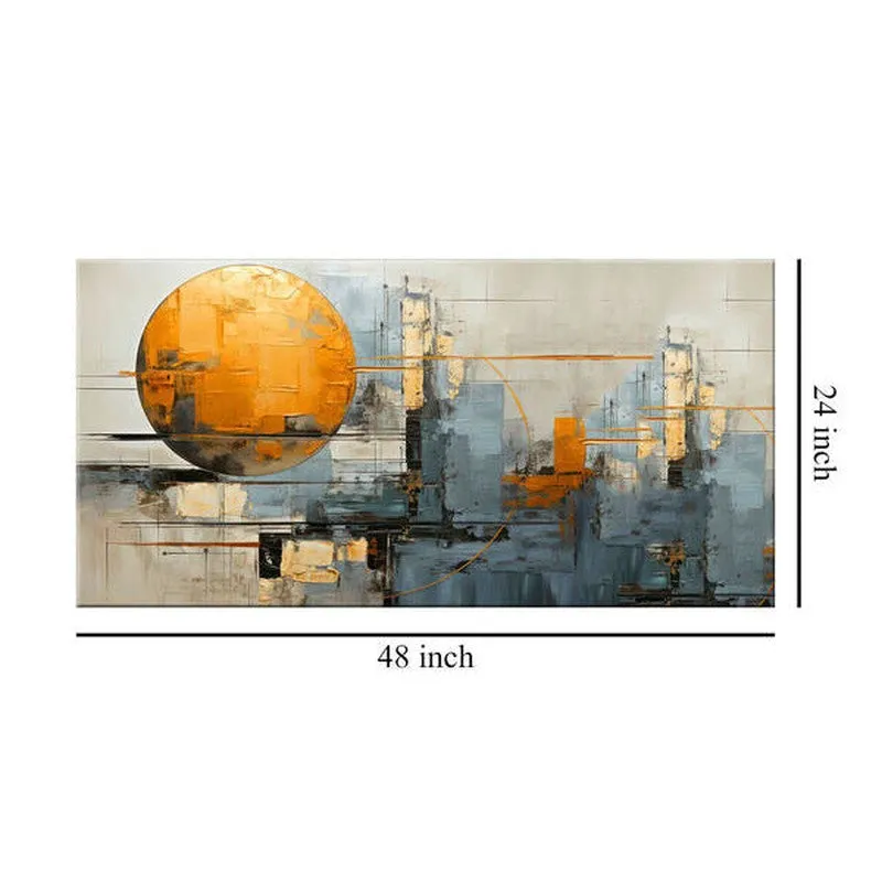 Modern Industrial Cityscape Wall Painting media 7