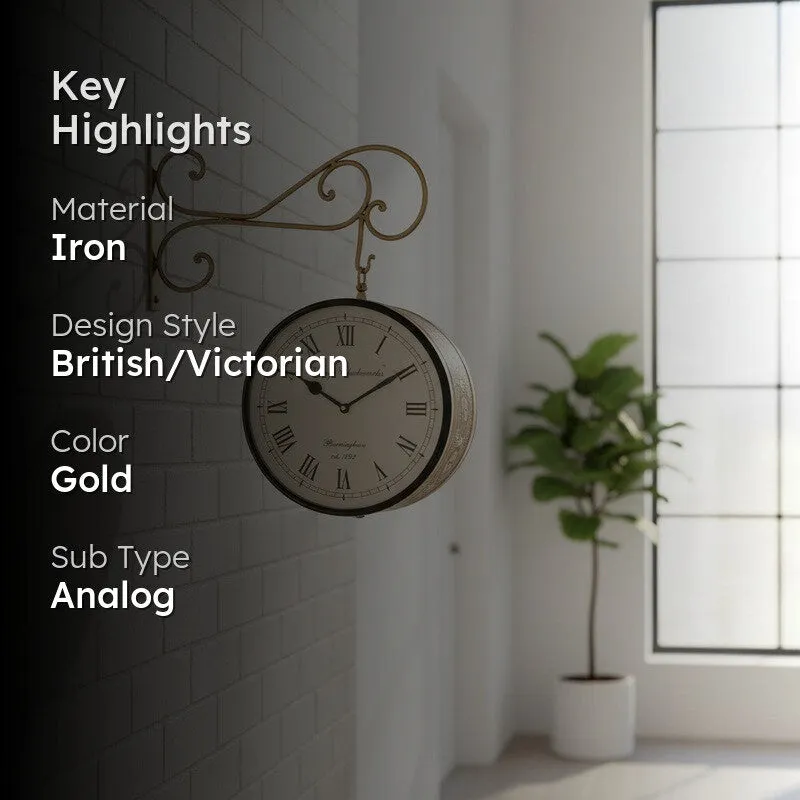 Royal Era Presence Iron Wall Clock media 2