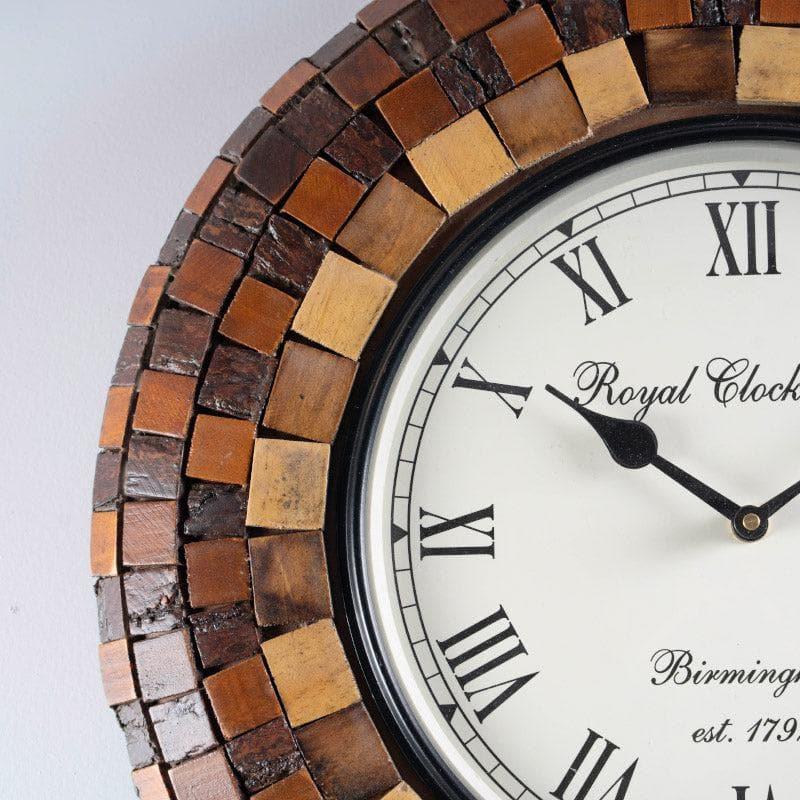 Brown Bordeaux Wall Clock media 3
