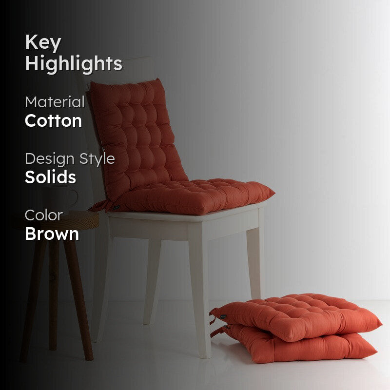 Savra Chair Pad (Orange) - Set Of Four media 2