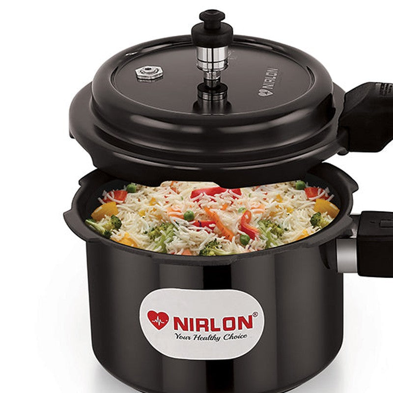 Nirlon Modern Hard Anodized Pressure Cooker - 5000 mL media 4