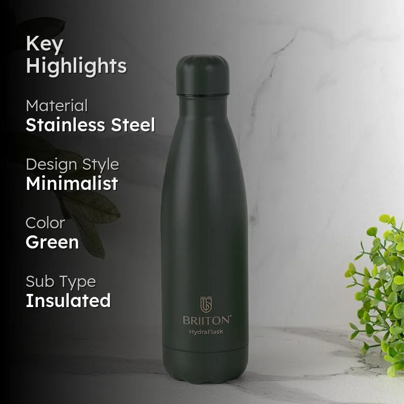 Aqua Zen Bliss Hot & Cold Thermos Water Bottle (Green) - 500 mL media 2