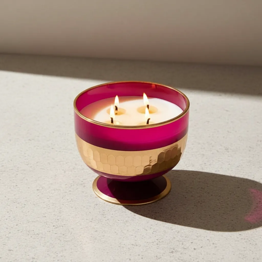 Mogra Scented Fruit Bowl Candle media 1