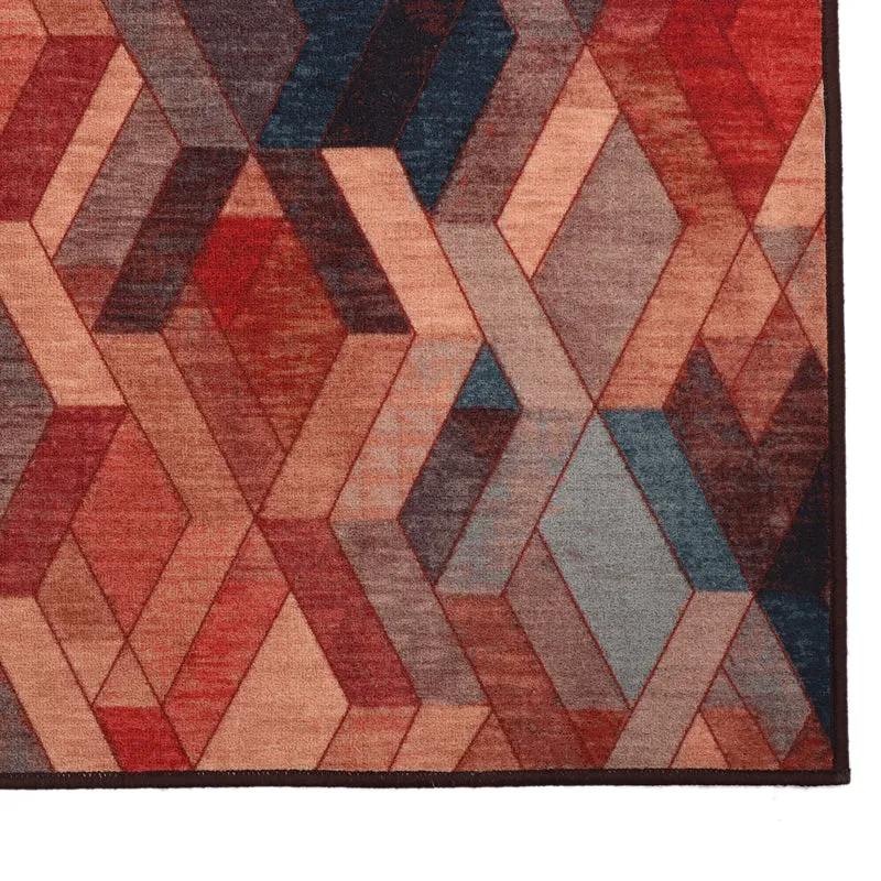 Colorful Geometrica Anti-Skid Carpet media 4