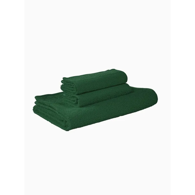 Monte Carlo Softdale Pure Cotton Towel Sets (Green) - Set of Three media 5