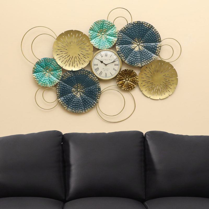 Nuviya Floral Wall Clock