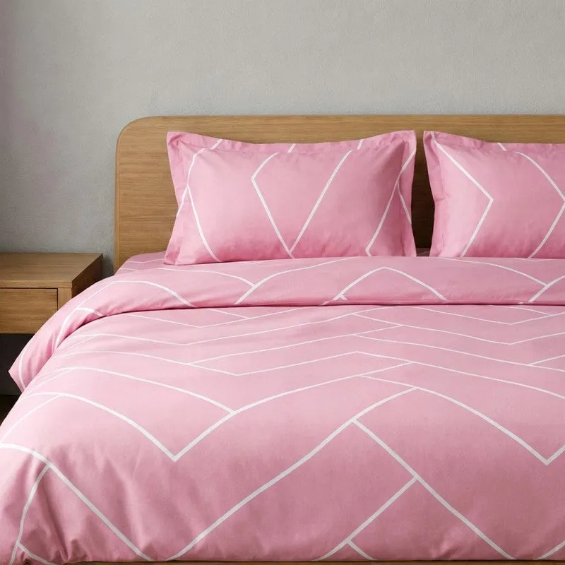 Trance Lines Abstract Microfiber Bedsheet - 140 GSM media 4