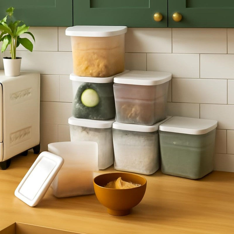 Plastic Containers with Lid (250 mL Each) - Set Of Six media 3