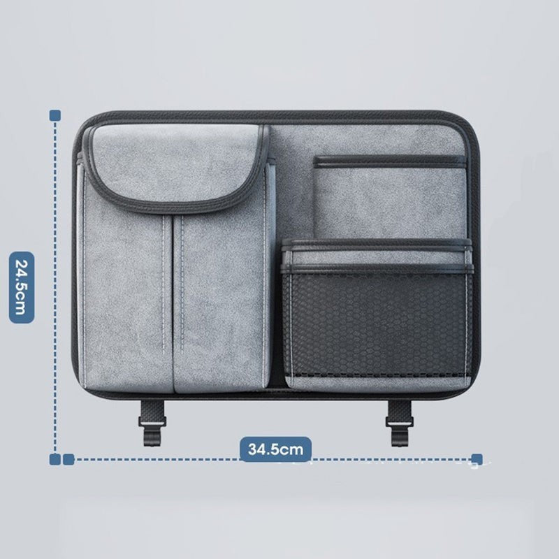 Seat Neat Oxford Fabric Car Seat Organizer - Light Grey media 9
