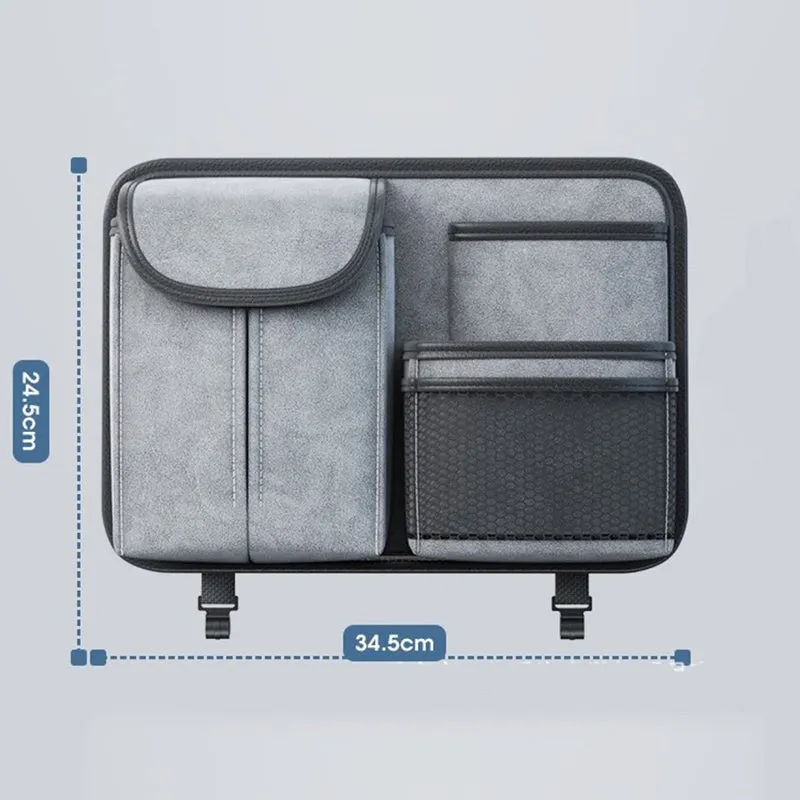 Seat Neat Oxford Fabric Car Seat Organizer - Light Grey media 9