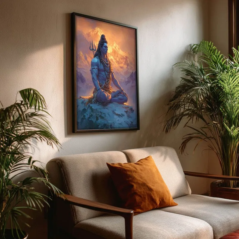 Mahadev in Deep Trance II Archival Paper Wall Art media 3