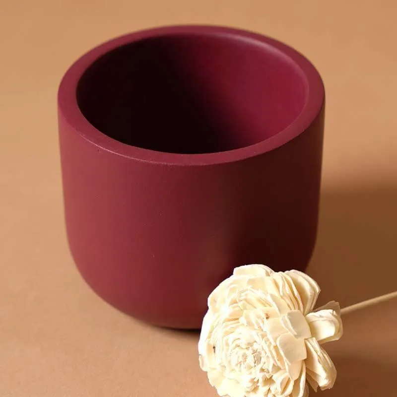 Elegant Terracotta Purple Planter Pot media 6