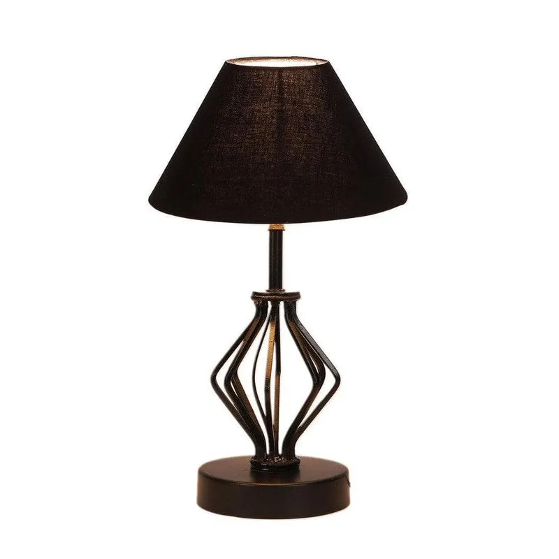 Firefly Metal Fabric Table Lamp - Black media 5