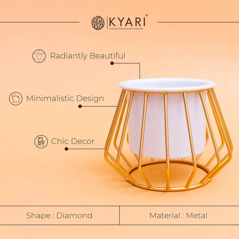 Kyari Cosmic Gem Metal Planter media 3