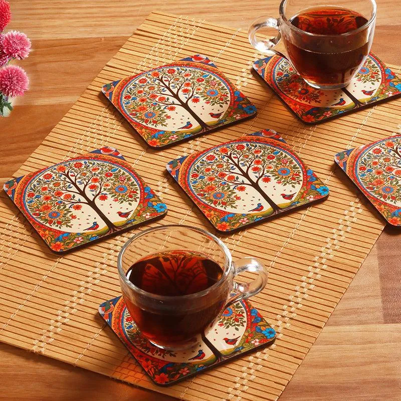 Kintaro Wood Coaster - Set Of Six media 3