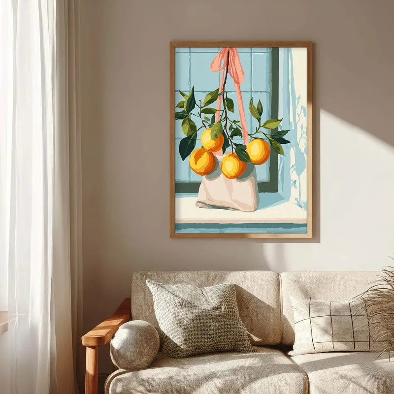 LimeLight Canvas Wall Painting - Brown Frame media 6