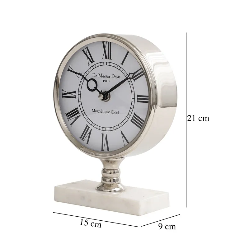 Nexo Table Clock - Silver media 5