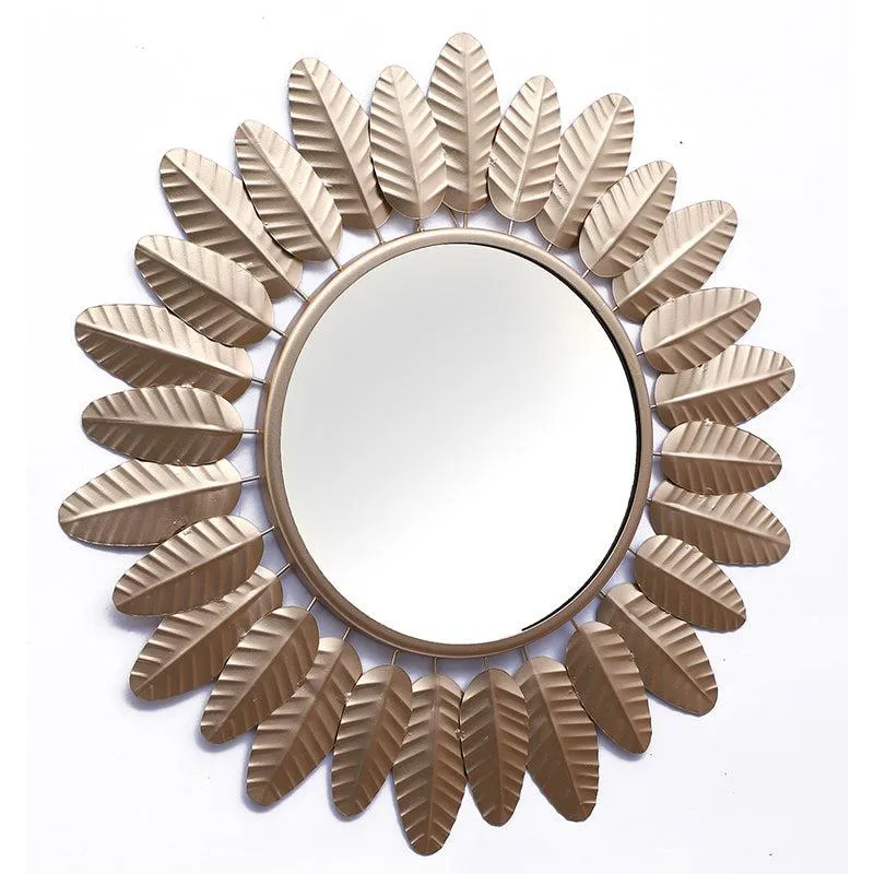 Eleya Bloom Wall Mirror - Gold media 4