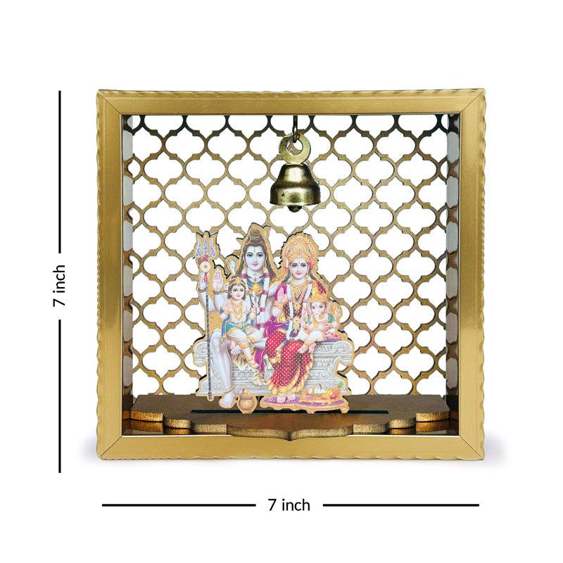 Shiva Parvati Wall Mounted Mandir media 5