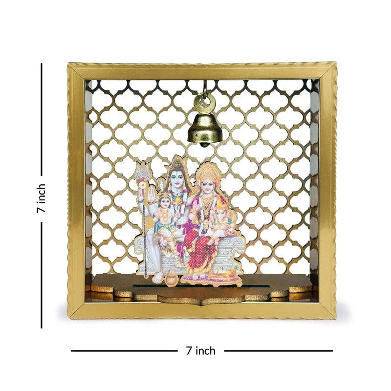 Shiva Parvati Wall Mounted Mandir media 5