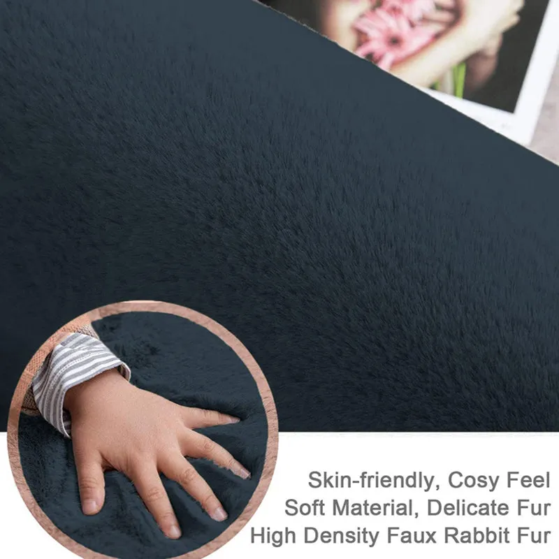 Ruffle Luxe Area Rug - Charcoal media 6