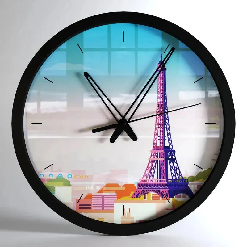 Eiffara MDF Wall Clock media 4