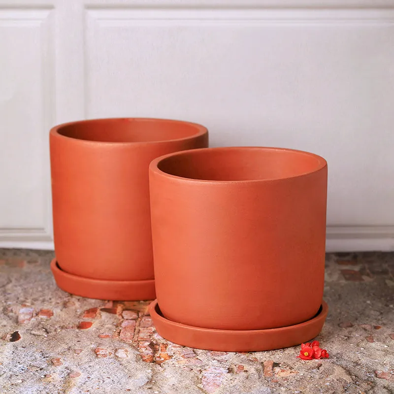 Lark Terracotta Planter - Set Of Two media 4