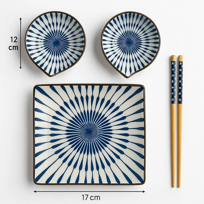 Table Charm Ceramic Dinner Set (70 mL Each) - 7 Piece Set media 8