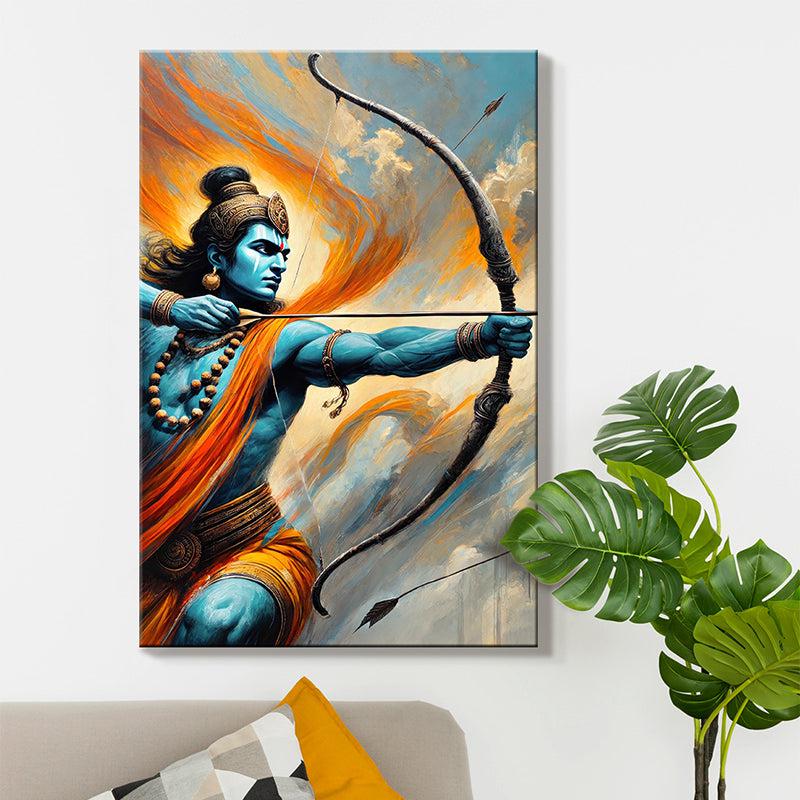 The Divine Archer Wall Painting