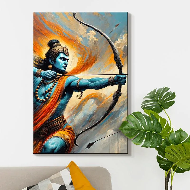 The Divine Archer Wall Painting media 1